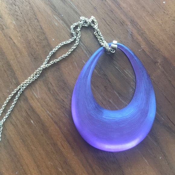 Alexis Bittar lucite bangles and pendant necklace - Picture 7 of 7